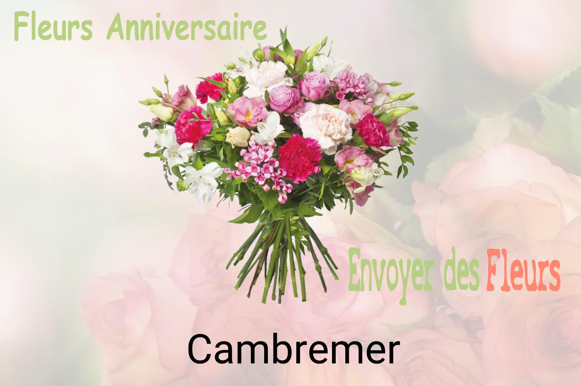 Bouquet de fleurs d’anniversaire livré à Cambremer