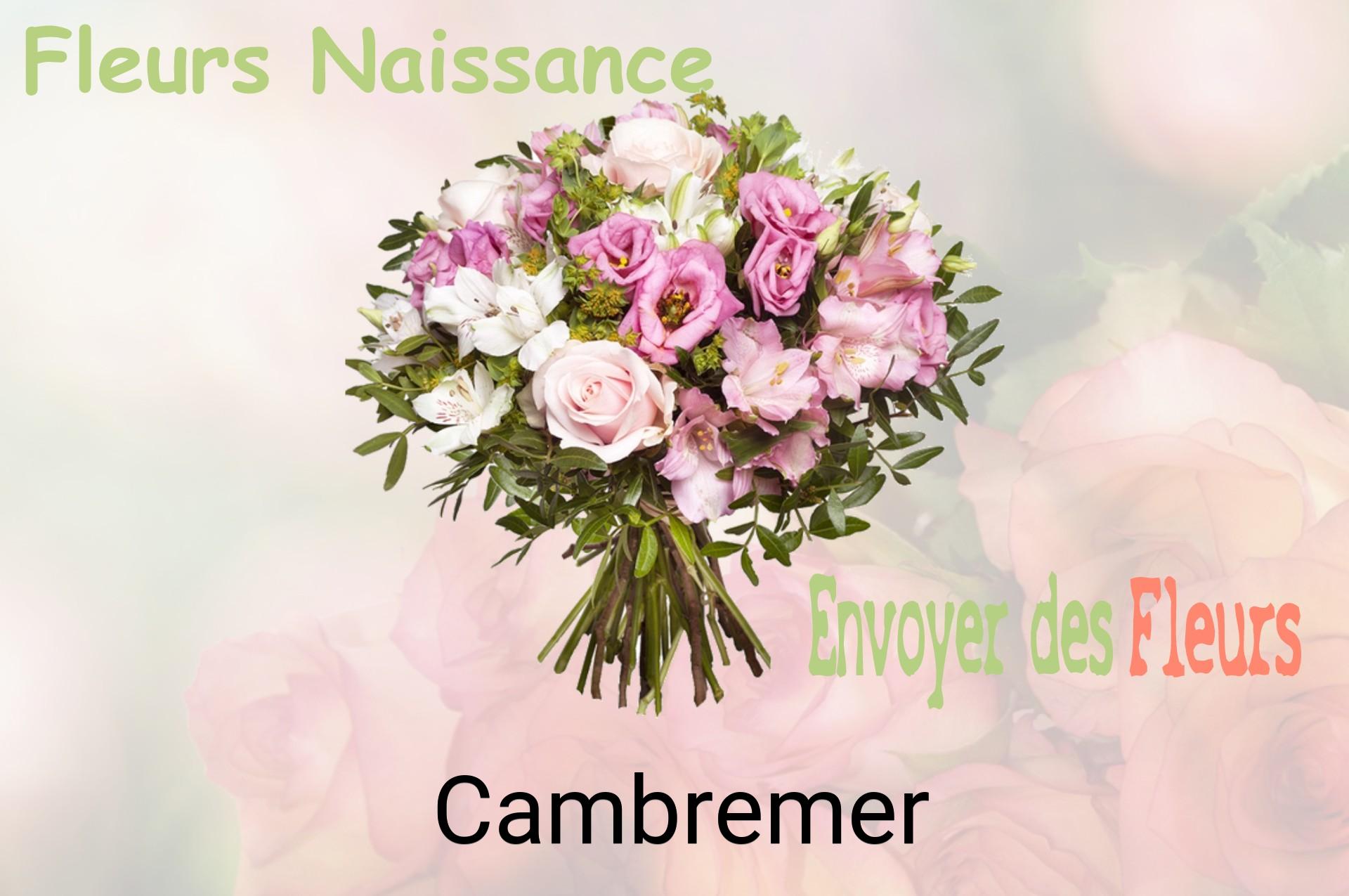 Bouquet de fleurs de naissance livré à Cambremer